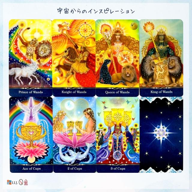 ザ・スター・タロット カード図版