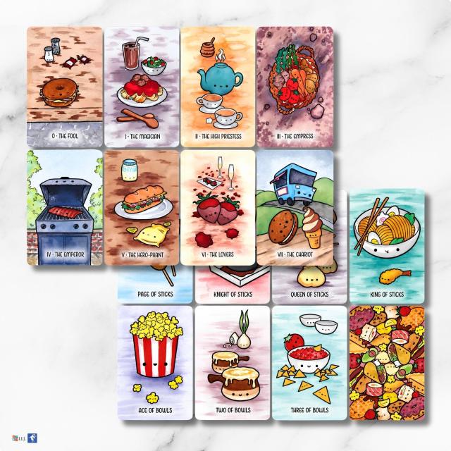テイストバディーズタロット Taste Buddies Tarot カード図版