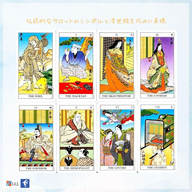 浮世絵タロット カード図版