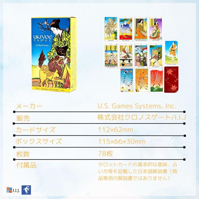 浮世絵タロット カード図版