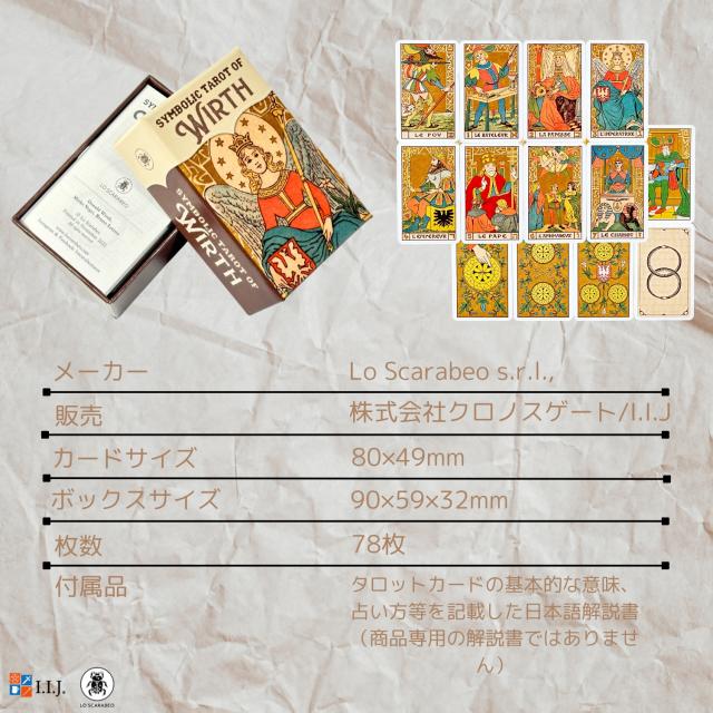 シンボリック タロット オブ ヴィルト ミニ Symbolic Tarot of Wirth MINI カード図版