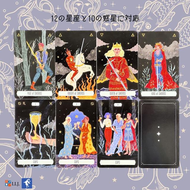 ゾディアック タロット（缶入り） カード図版