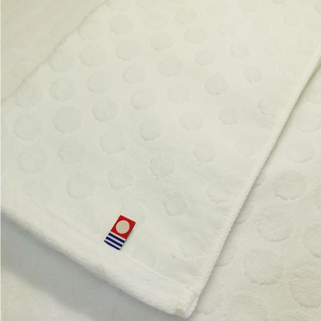 今治タオル フェイスタオル ドットホワイト