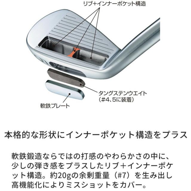 ブリヂストン ゴルフ 242CB+アイアン 6本セット（＃5〜9, PW）N.S.PRO 950GH neo スチールシャフト メンズ 左用 ゴルフ 2PPN6I BRIDGESTONE GOLF 2024
