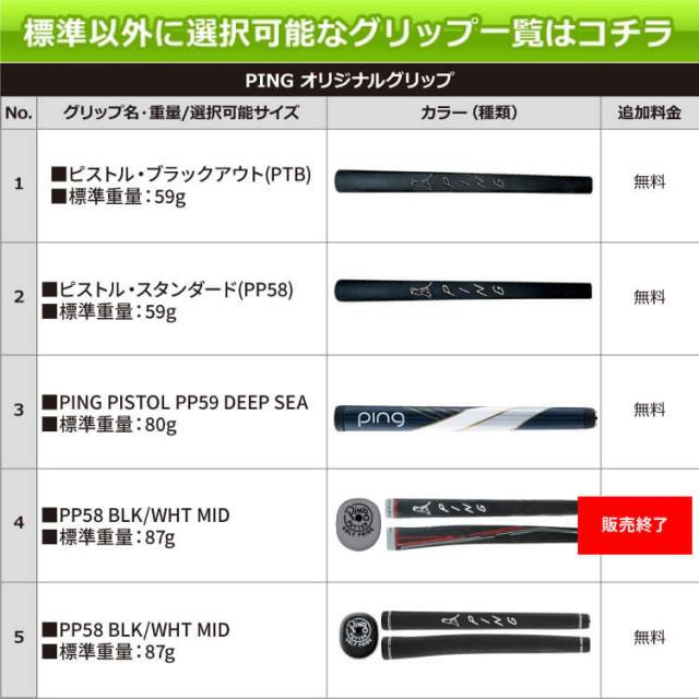 PING DS72 BLK CHROME STEPLESS STEELパター PING（ピン） PLD MILLED PUTTER DS 72 BLK CHROME STEPLESS スチール