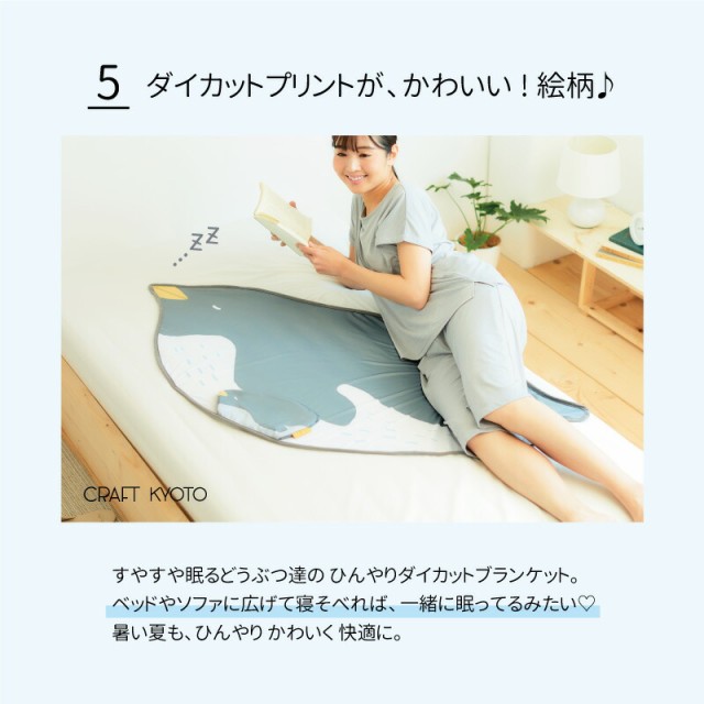 ひんやりすやすやブランケット ポイント5 かわいい絵柄