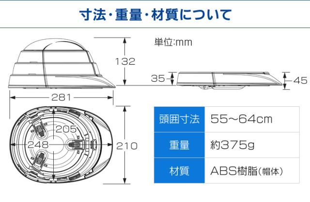寸法・重量・材質について