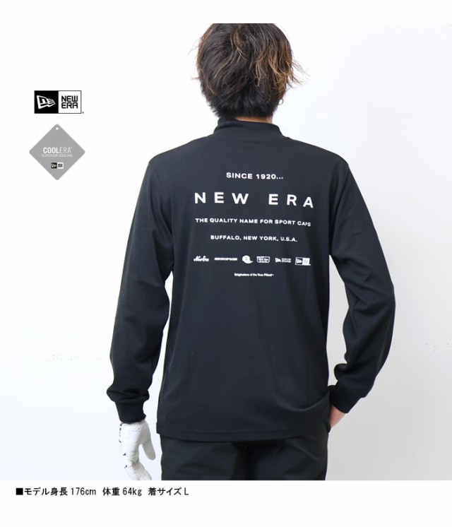 NEWERA GOLF ゴルフ  長袖 パフォーマンスモックネック  Lサイズ