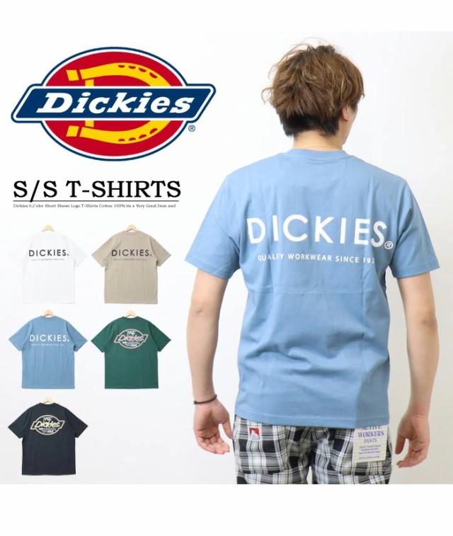 SALE セール Dickies ディッキーズ ロゴ刺繍 バックプリント 半袖 T ...