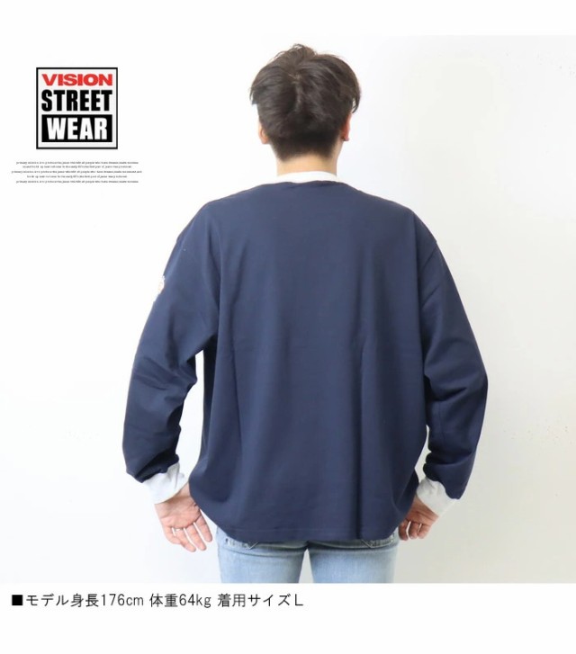 VISION STREET WEAR ビジョンストリートウェアー 袖プリント