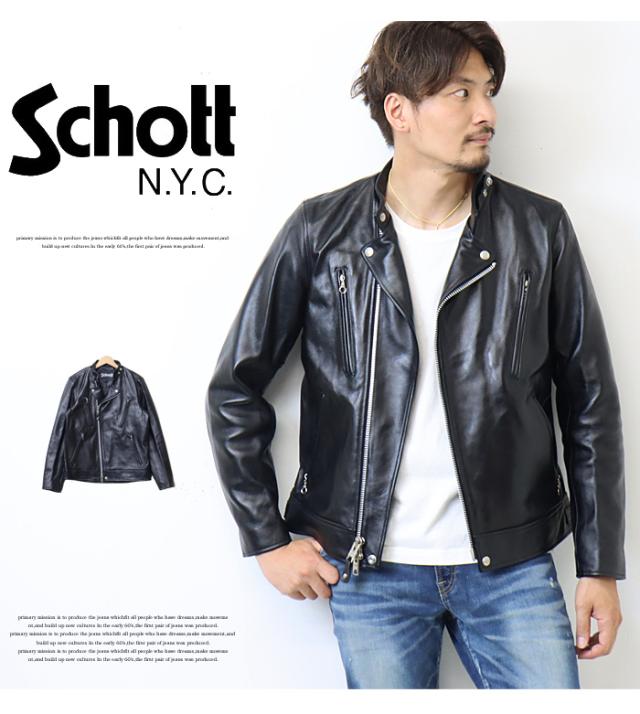 Schott ショット　ライダース　フリークスストア別注　ダブルブレスト schott - 極美品 Schott ショット ライダース フリークスストア