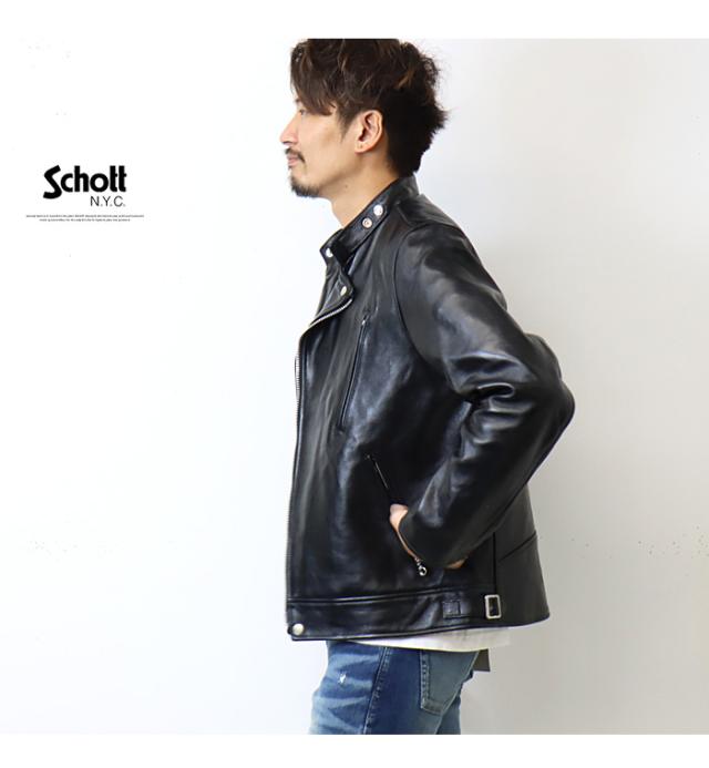 Schott ショット ダブル ブレスト ライダースジャケット レザー