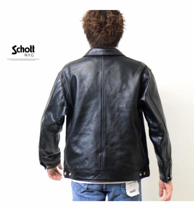 Schott ショット ラムレザー トラッカージャケット レザージャケット