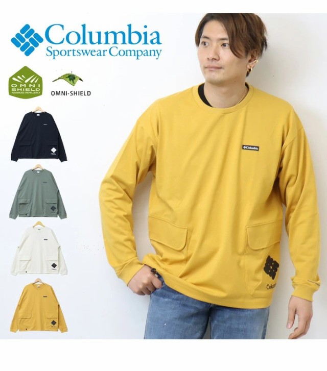 Columbia コロンビア ポケット ロングスリーブ 長袖Tシャツ