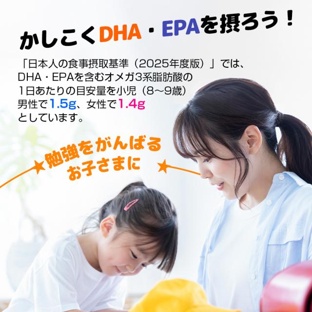 1日3粒でとれるDHA・EPA＆ビタミン / 日本人の食事摂取基準