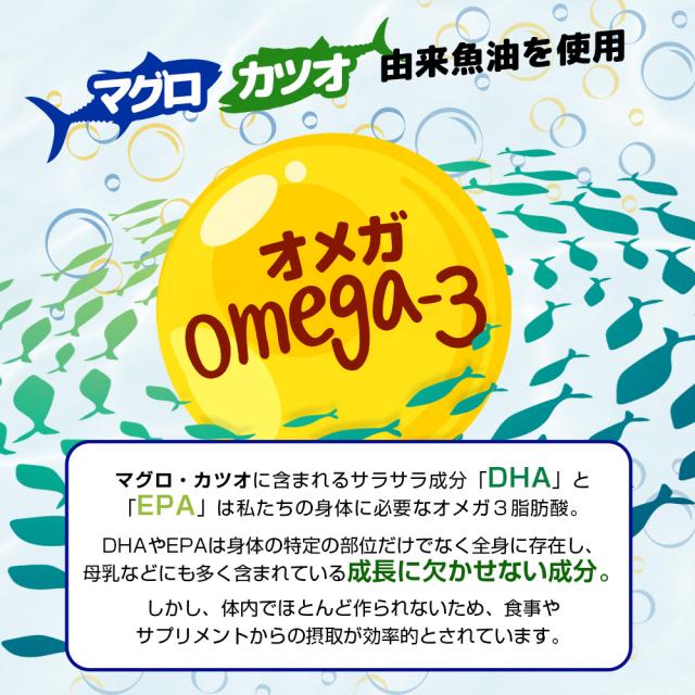 オメガ3 / Omega-3 / マグロカツオ由来魚油