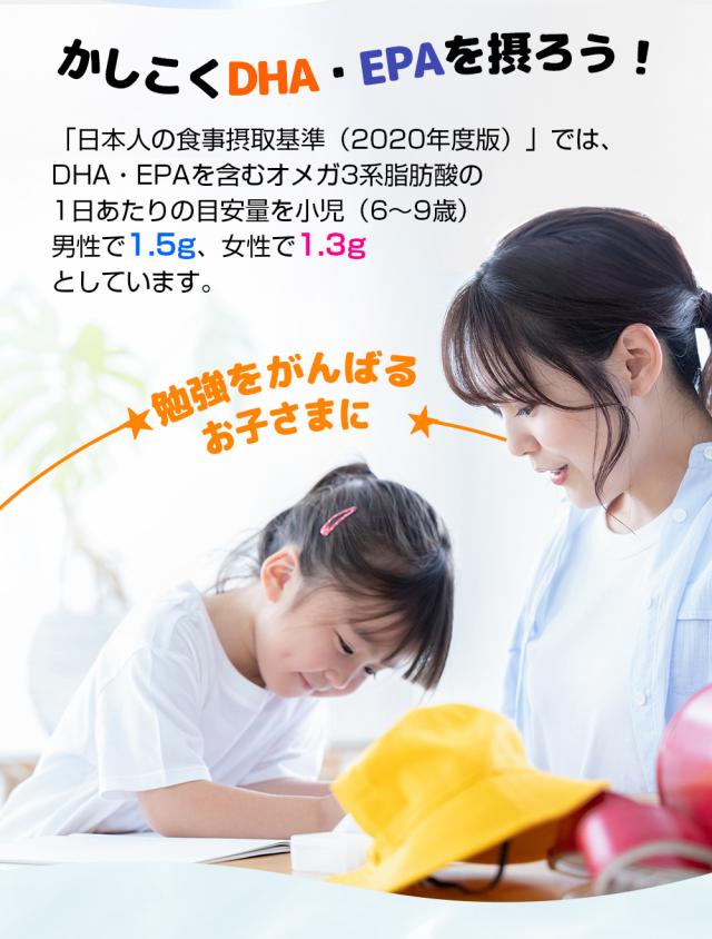 1日3粒でとれるDHA・EPA＆ビタミン / 日本人の食事摂取基準
