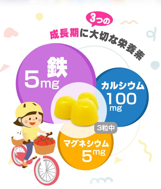 笑顔でおいしくミネラルチャージ