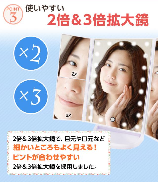 “使いやすい2倍&3倍拡大鏡”