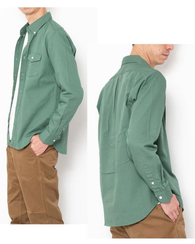 さわやかなオリーブ。ミリタリー感を抑えた上品な色合い