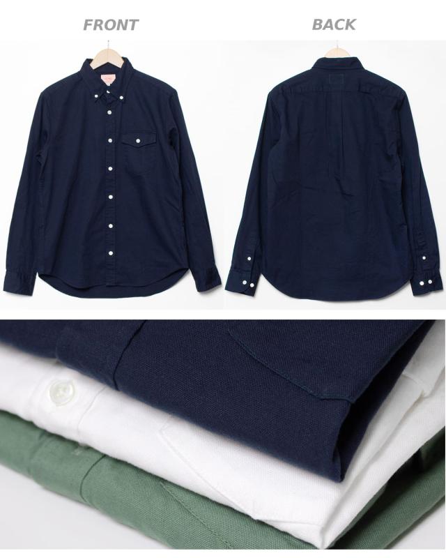 ドレスシャツのような清潔感を併せ持ったBDシャツ