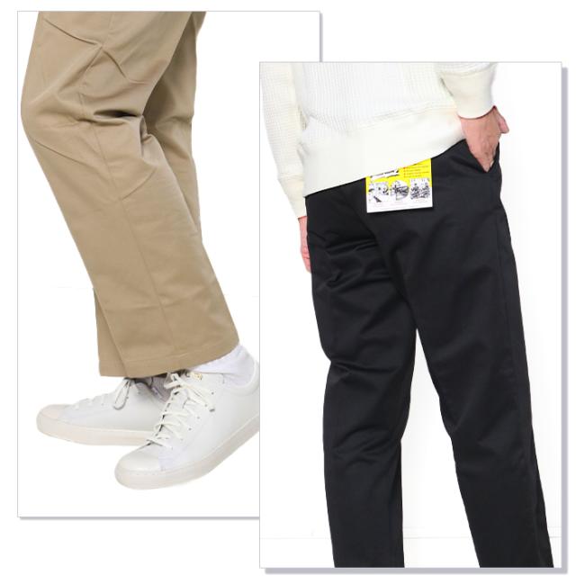 BIGMIKE ビッグマイク ピンタック チノパンツ ベージュ ブラック アップ