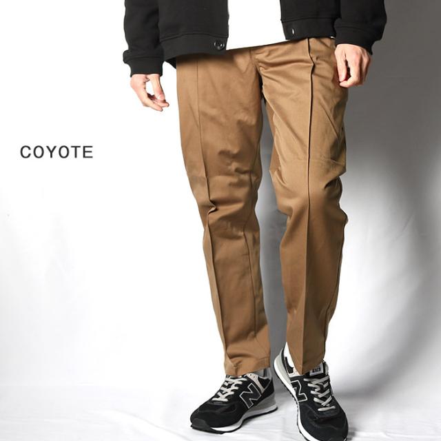 BIGMIKE ビッグマイク ピンタック チノパンツ コヨーテ 正面