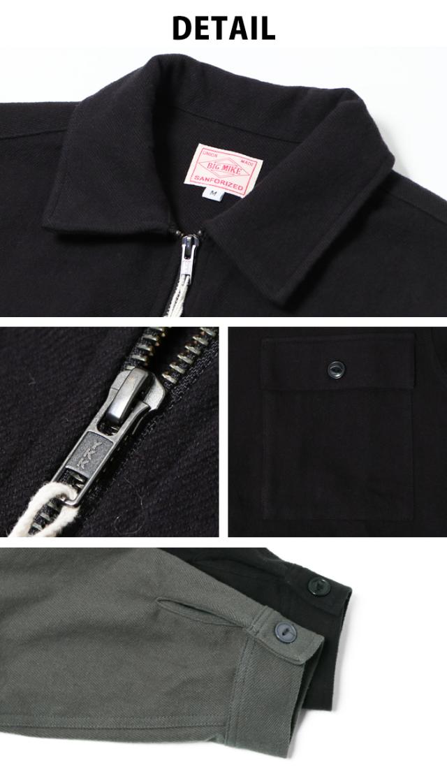 BIGMIKE ヘビーフランネル シャツジャケット 102535800 ディティール 詳細