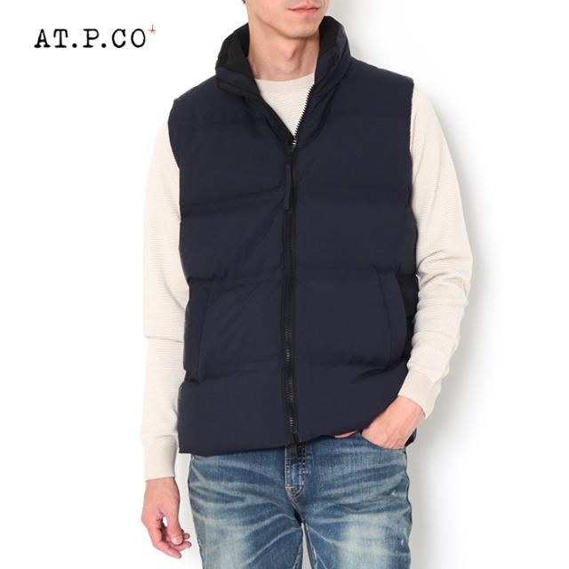 ダウンコート メンズ AT.P.CO アティピコ フェイクインナー付き