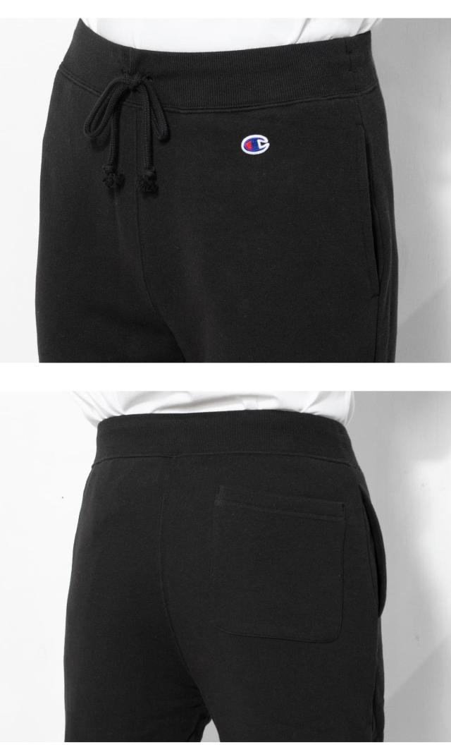 チャンピオン スウェットパンツ ウエストゴム ドローコード 刺繍ロゴ