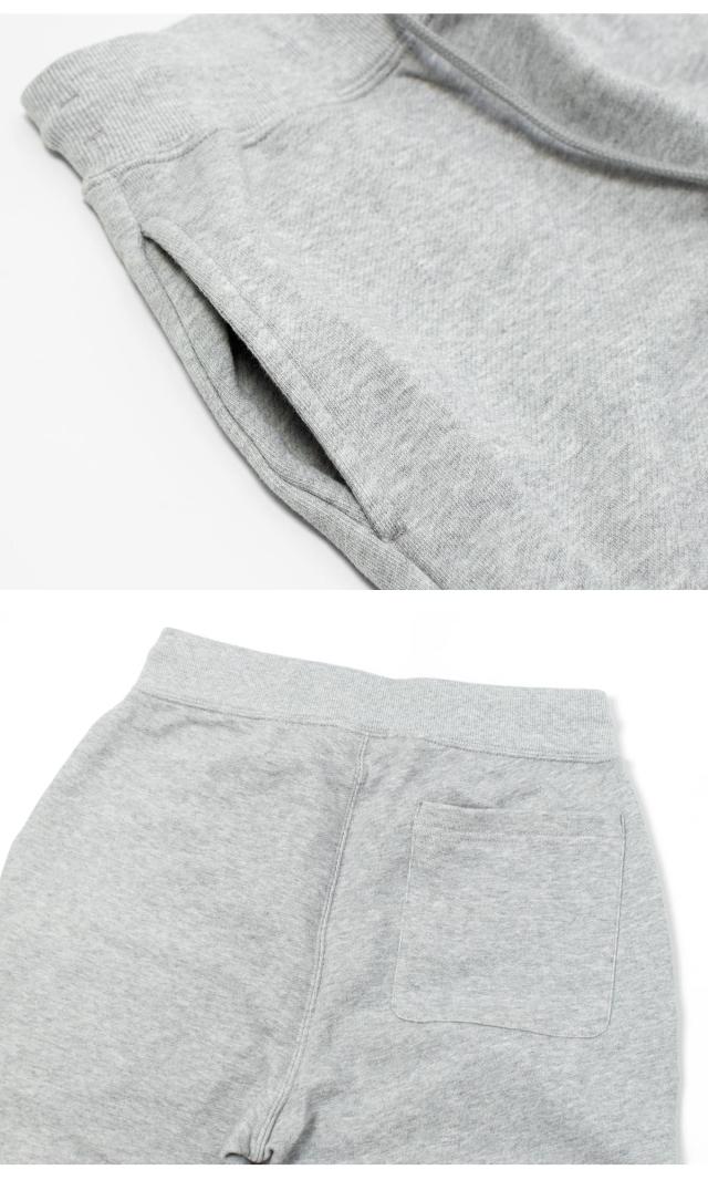 Champion スウェットパンツ グレー ディテール ポケット 後ろポケット