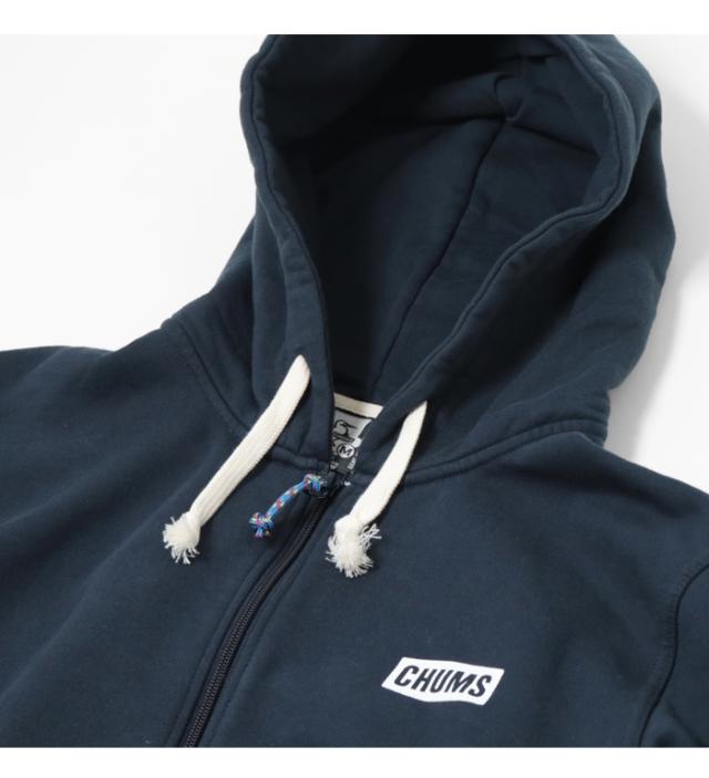 CHUMS チャムス ブービーフェイス ジップパーカー 首回り