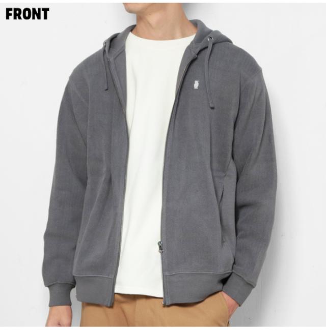 チャムス ジップパーカー CH00-1536 着用画像 前