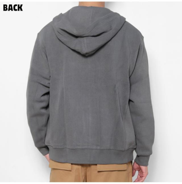 チャムス ジップパーカー CH00-1536 着用画像 後ろ