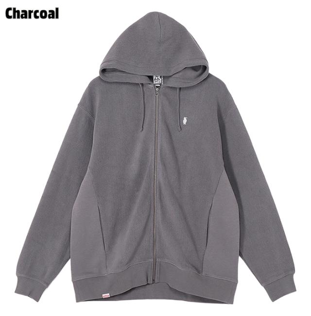 チャムス ジップパーカー CH00-1536 チャコール グレー