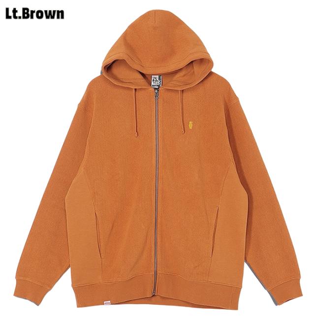 チャムス ジップパーカー CH00-1536 ライトブラウン