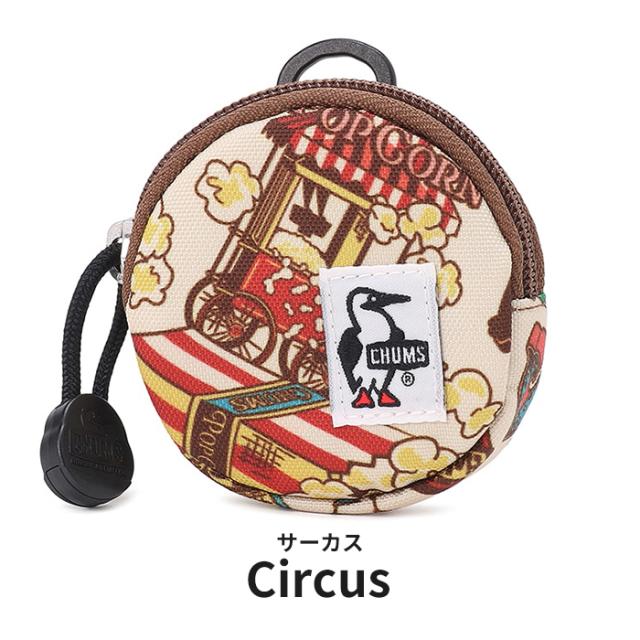 チャムス CHUMS リサイクル キー コインケース CH60-3573 サーカス 総柄 26SS