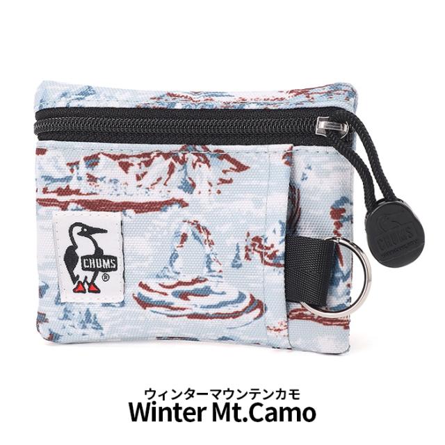 チャムス CHUMS リサイクル キー コインケース CH60-3574 ウィンターマウントカモ 総柄 WinterMtcamo