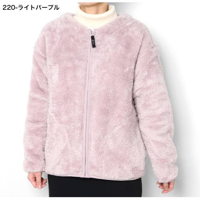 チャンピオン フリースジャケット 着用画像 ライトパープル