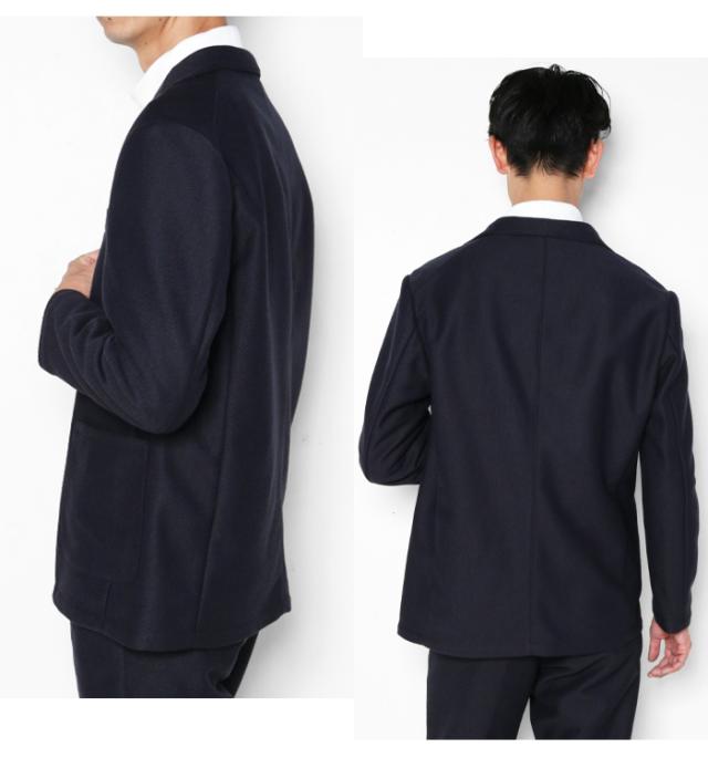 デニスラ テーラードジャケット 着用画像 ネイビー2