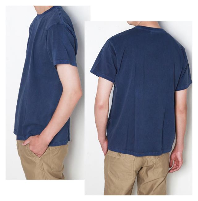 P-ネイビー サイド画像 バック画像 着用