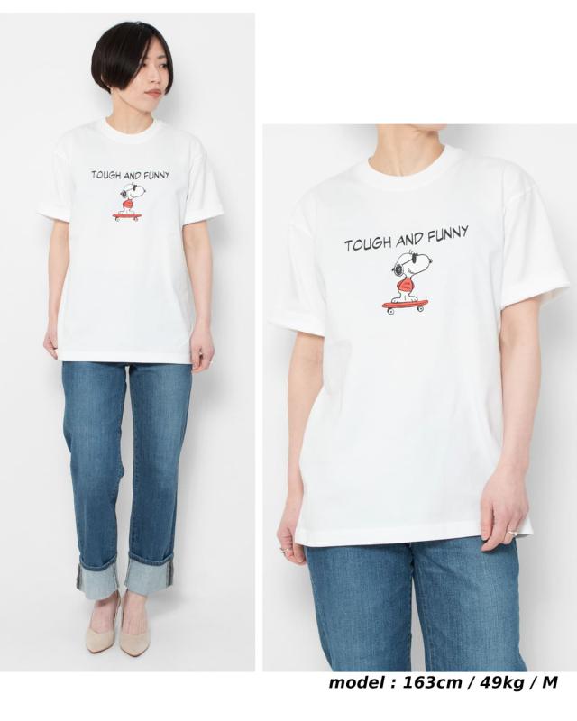 モデル163cm49kg Mサイズ着用。