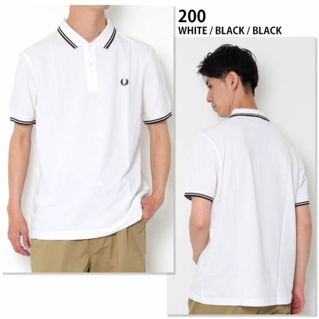 FRED PERRY フレッドペリー ティップライン 半袖ポロ［Lot/M3600