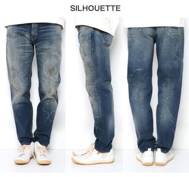 ビッグジョン Slow Leg MMM133F シルエット