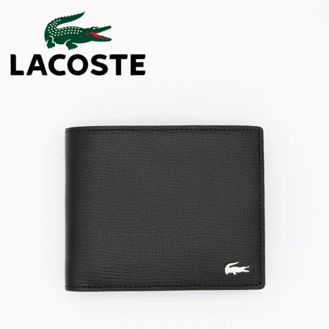 LACOSTE ラコステ 二つ折り財布 折りたたみ財布 メンズ
