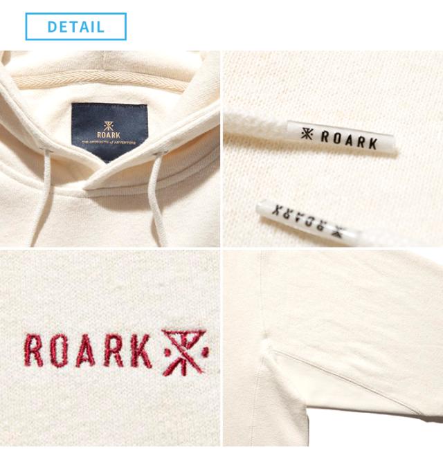 ROARK ロアーク スウェット パーカー フード 長袖 DETAIL 詳細 細部