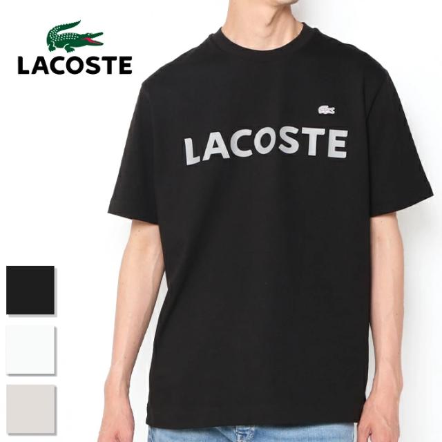 ラコステ LACOSTE Tシャツ 半袖 ロゴ プリント