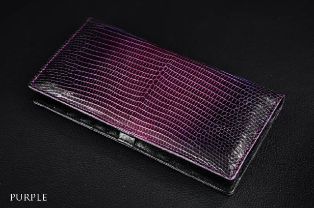 パリコレクション 折りたたみ 長財布 本革 リザード メンズ かぶせ レディース 小物