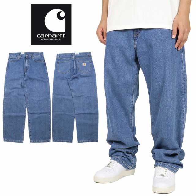 カーハート WIP デニムパンツ CARHARTT WIP Gパン ジーンズ 太め