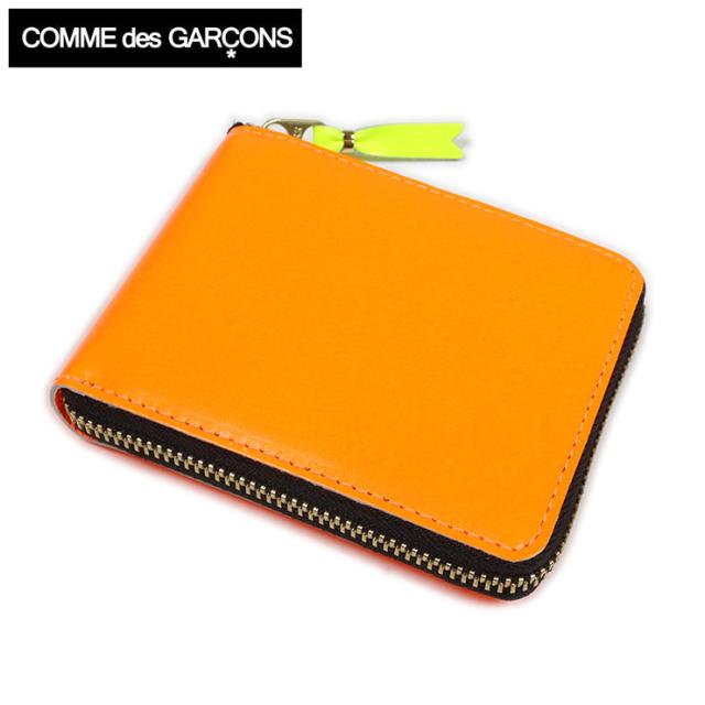 50 Off コムデギャルソン 財布 Comme Des Garcons 二つ折り財布 メンズ レディース ブランド おしゃれ 人気 Sa7100sf ライトオレンジ 還元祭